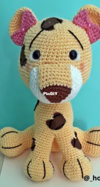 leopard with bows