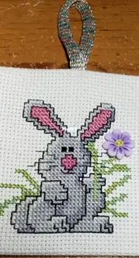 Bunny & Flower April finish