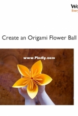 Origami Flower Ball by World Vision - Free