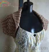 #101 Quick Shawl-Collared Shrug by SweaterBabe