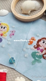 Fuzzy Fox Designs - Bubbles and Celeste the Mini Mermaids