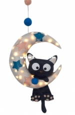 Mobile luminária Gatinho sapeca - Ana Cristina Santos - Free