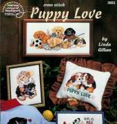 American School of Needlework ASN 3663 - Puppy Love by Linda Gillum