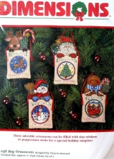 Dimensions 8575 - Gift Bag Ornaments