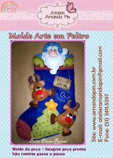 Atelier Amanda Pin-Felting Christmas Stocking /Portuguese