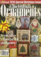 Just Cross Stitch JCS Christmas Ornaments 2010
