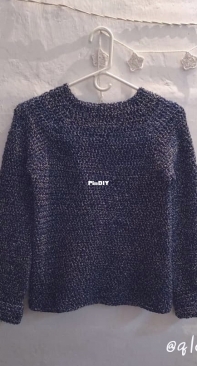 A Variegated Jumper - my own tested pattern