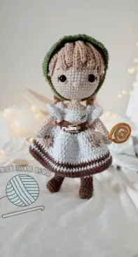 Greenfrog crochet - Gretel