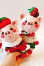 Miss Tu Zhi Original - Tu Zhi Xiaojie - Christmas Pig - Chinese