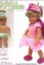 Marinda Creations Fairy Lands for 6"inch Doll-Free Pattern