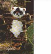 Annie's Attic 87B72 - Barbara Anderson - Baby Animals Raccoon