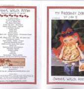 My Raggedy Dolls - Sweet witch Annie by Julie g Marcotte 2008
