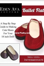 Eden Ava Couture - Ballet Flats Shoes for 18" Dolls