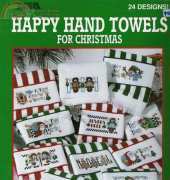 Leisure Arts 3031 - Happy Hand Towels for Christmas