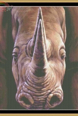 The Many Faces: Rhino Face by Mystic Stitcch