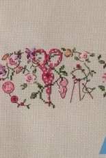 LBP - Enginger - Pochette " Ouvrage en Fleurs " from Creation Point de Croix
