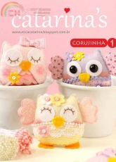 Erica Catarina'S-Felt Owls 1-Free Pattern/Portuguese
