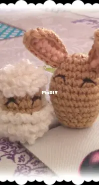 Easter eggs - Bunny and sheep