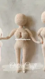 Orlica Crafts - Dominika Kamyszek - Basic Doll Body Plus Size