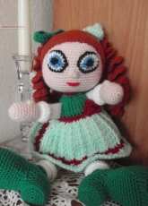 A chrochet doll