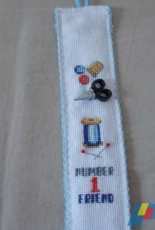 Stitch themed bookmark