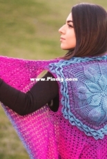 Bonita Patterns - Lianka Azulay - Embossed Crochet Boho Vest