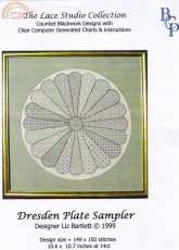 The Lace Studio Collection-Dresden Plate Sampler Blackwork