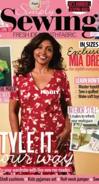 Simply Sewing  Issue 92  February  2022