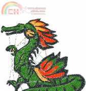 Dragon - Machine Embroidery/ME