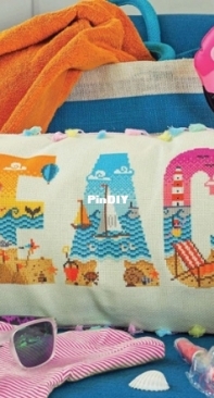 Beach Trip by Emma Congdon from Cross Stitcher 359 PCS + XSD