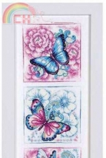 Vervaco PN-0147044 - Blaue Schmetterlinge (Blue Butterflies)