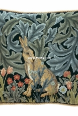 Hare from William Morris Needlepoint by Beth Russell