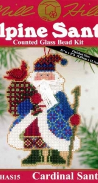 Mill Hill Alpine Santa - MHAS15 - Cardinal Santa
