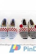 Sophie and me- Ingunn Santini - Stripe and Dot Slippers