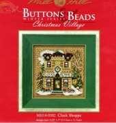 Mill Hill - Buttons & Beads Winter Series - Christmas Village MH14-0302 Clock Shoppe