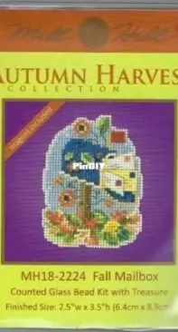 Mill Hill - Autumn Harvest Collection MH18-2224 Fall Mailbox XSD