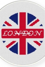 Daily Cross Stitch - UK Flag