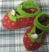 Strawberry Shoes by Val Pierce