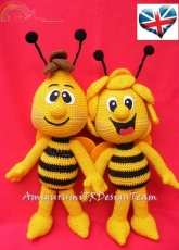 AmigurumiTR Design Team - Havva- Maya the Bee and Willy