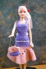 Maguinda Bolsón - Silvia dress and bag set for dolls