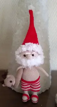 Santa Claus in vacation