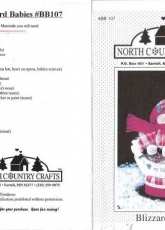 North Country Crafts-BB107-Blizzard Babies