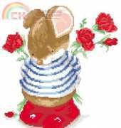 DMC Country Companions - Tom Mouse With Flowers