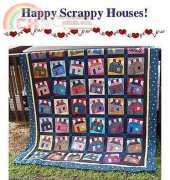 Happy scrappy houses - tutorial