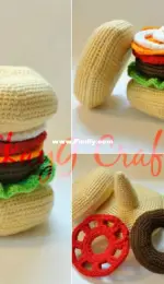 EkayG Crafts - Erin Greene - Stacking Rings Burger Toy - Пирамидка гамбургер - Russian - Translated
