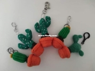 cactus keychain