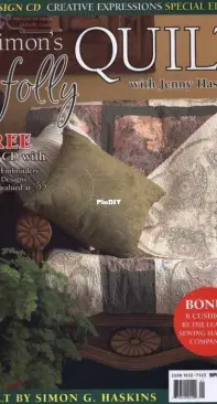Simons Folly Quilt Book with Jenny Haskins