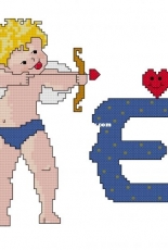 ABC Cupido E from Las Labores de Ana Baby 25 PCS