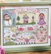 Count Your Blessings by Gail Bussi from Cross Stitch & Needlework July 2010 XSD