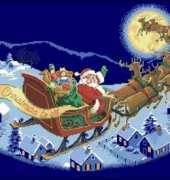 Dimensions The Gold Collection 8598 Here Comes Santa Tree Skirt PCS